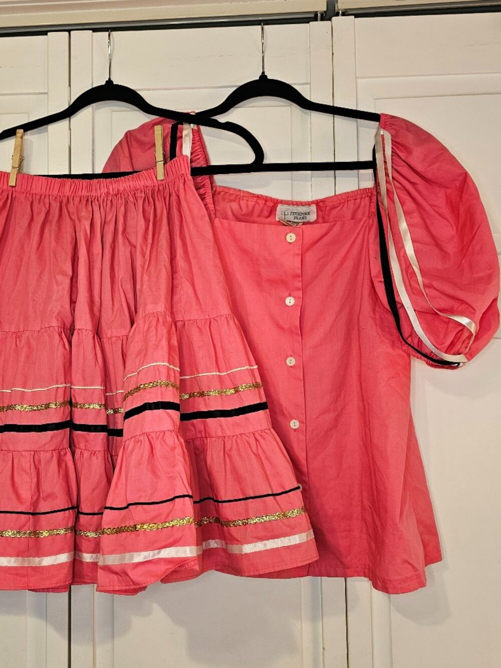 Vintage Pitchfork Patio dress set